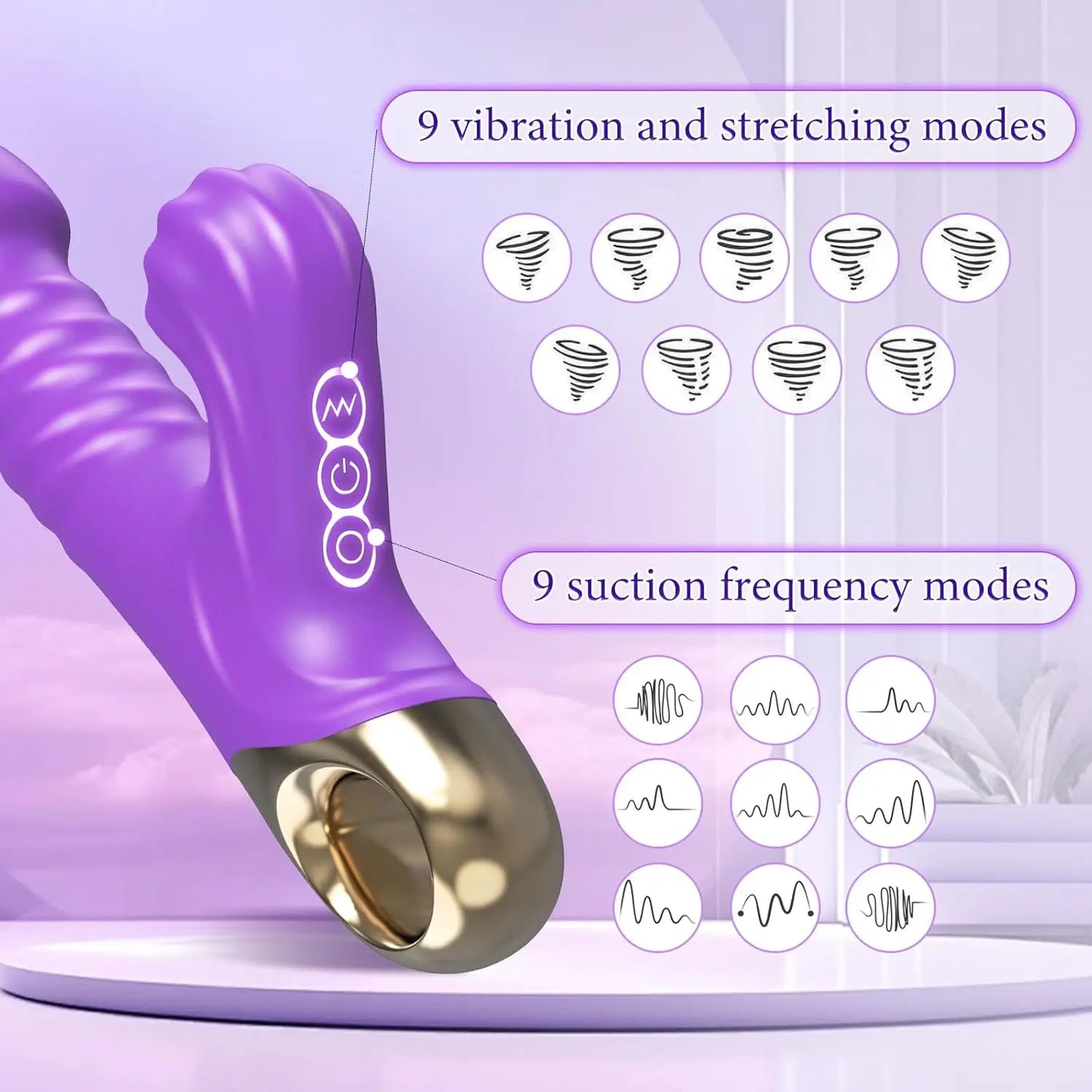 Clitoris Sucking Vibrator with Bluetooth App