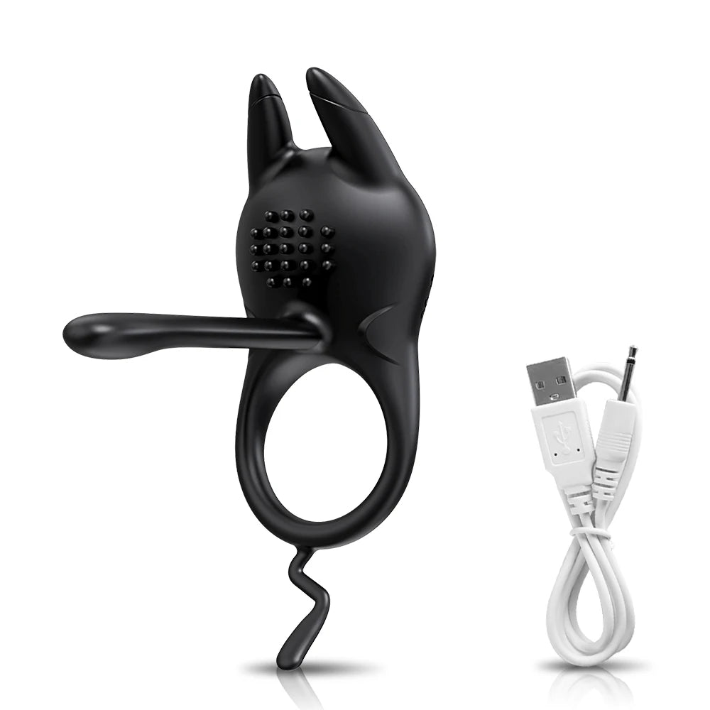 Vibrating Penis Ring with Clitoral stimulation