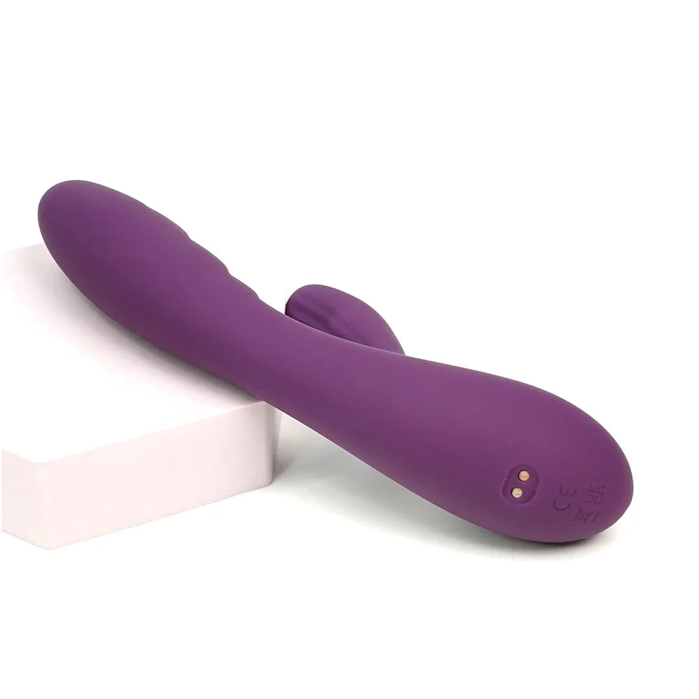 Wosilicone rabbit vibrator rechargeable