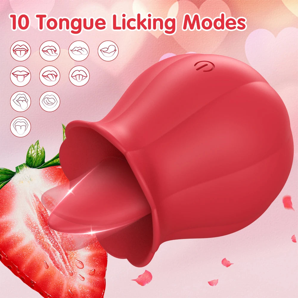 Rose Licking Vibrator