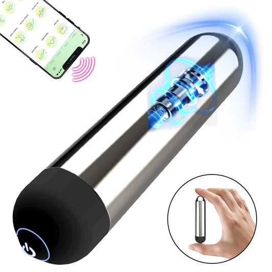 Bullet Vibrator with Bluetooth App Control