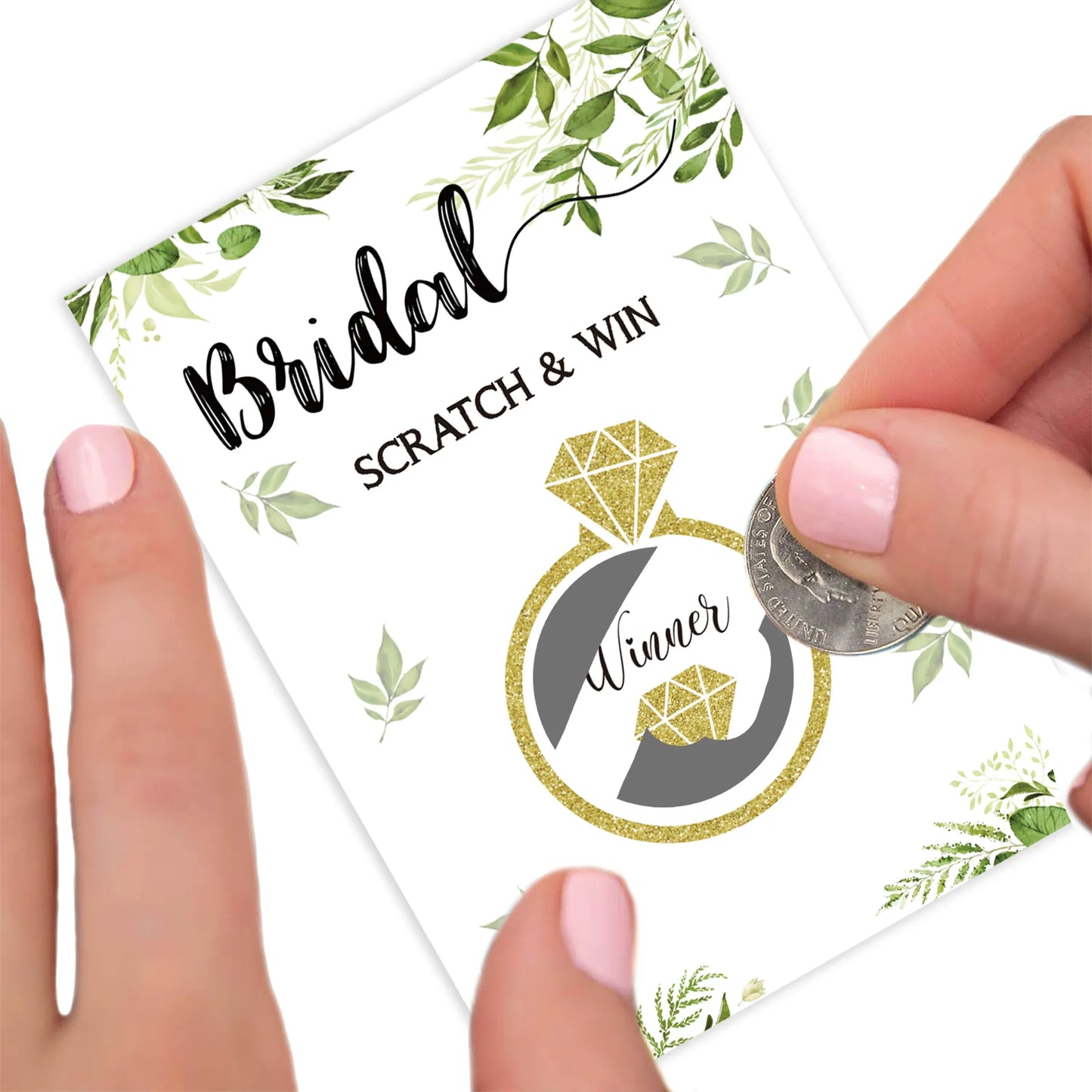 48Pcs/set Bride to be Game Card