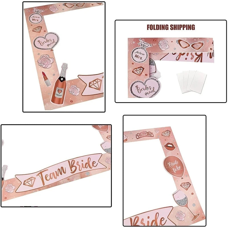 Team Bride to be Photo Booth Props