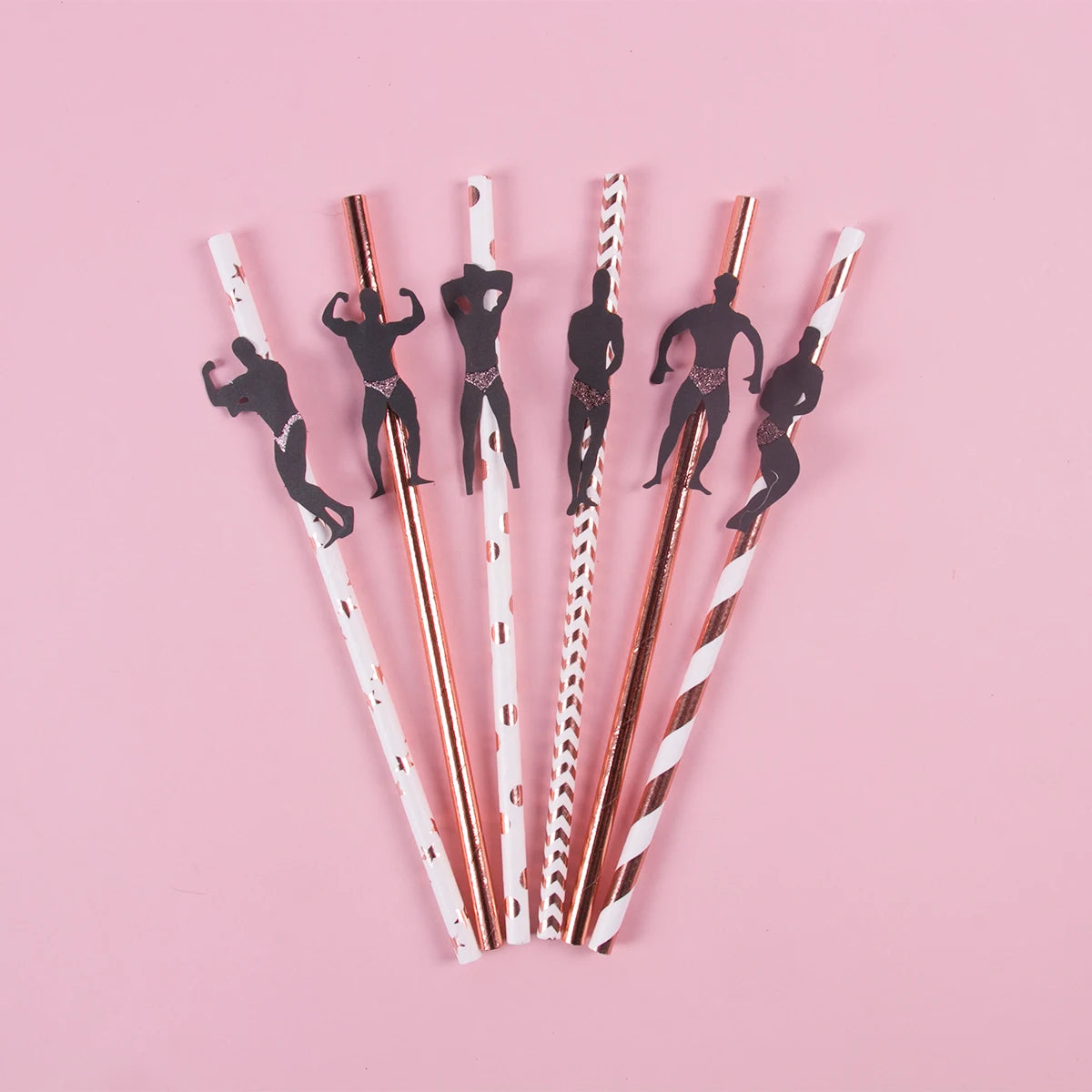 24pcs Male Stripper Straws