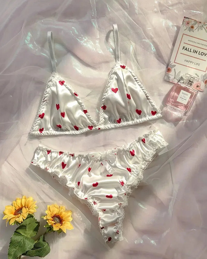 Love Heart Lingerie Set