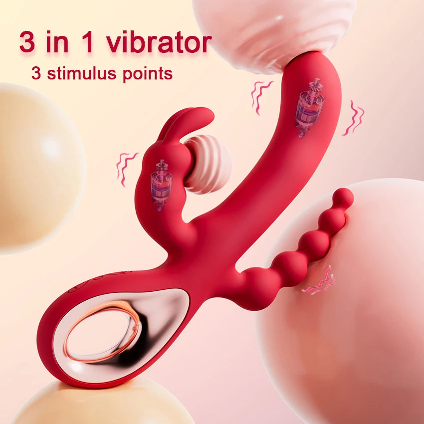 Powerful Rabbit G Spot Vibrator with Clitoral Stimulation