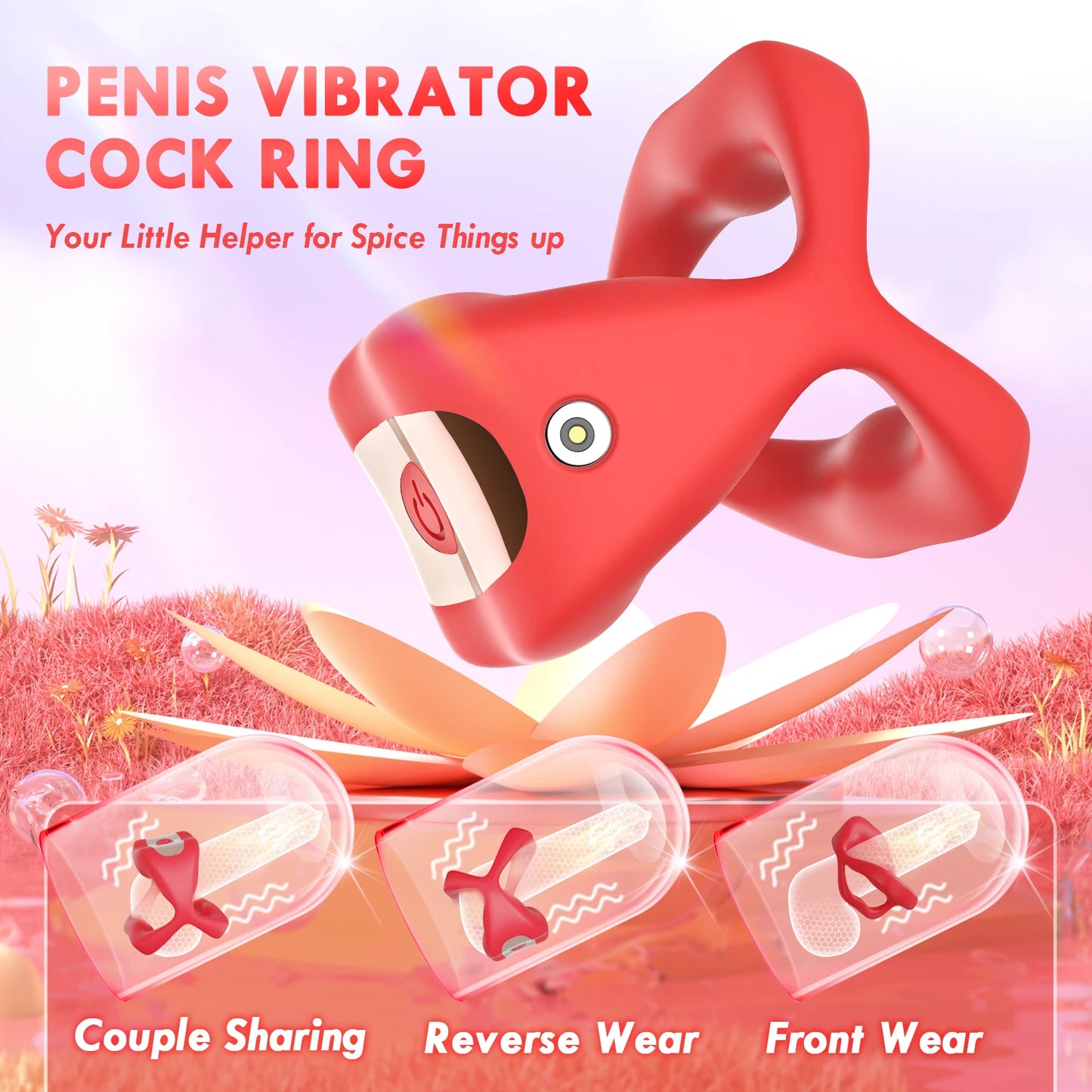 Vibrating Lip Cock Ring