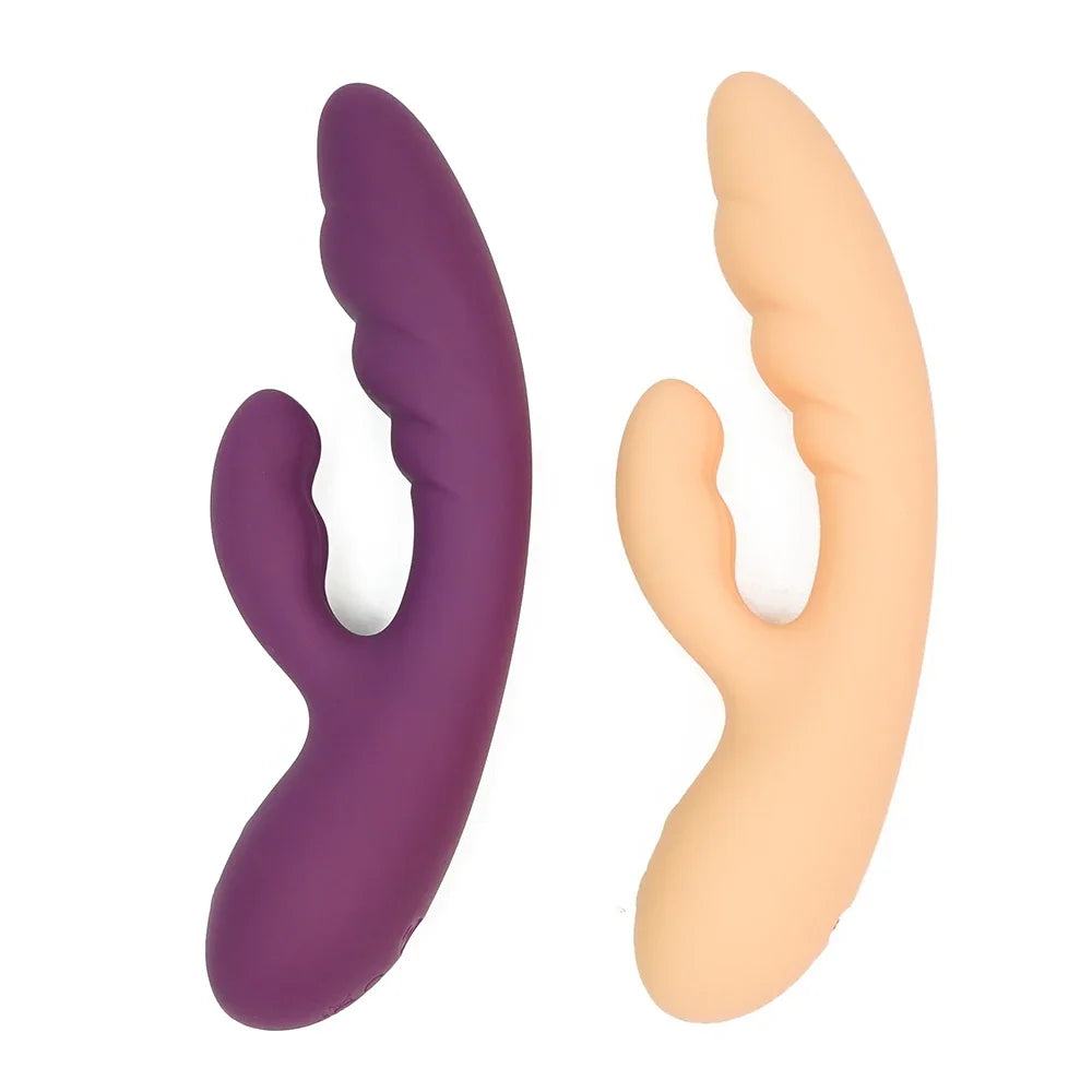 Wosilicone rabbit vibrator rechargeable