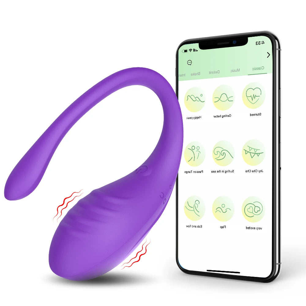 9 Speed APP Controlled Vaginal Vibrator