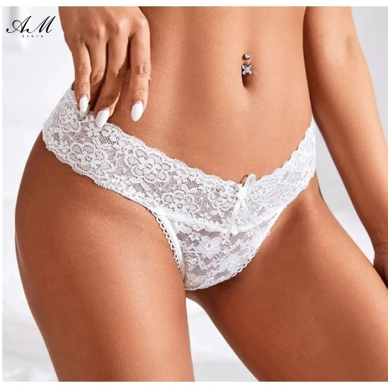 Sexy Lace Seamless Underwear Set