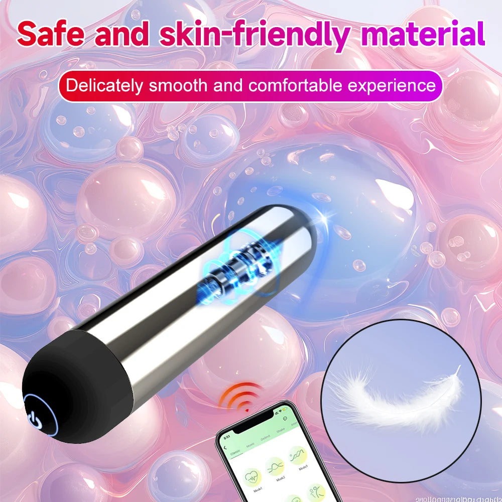 Bullet Vibrator with Bluetooth App Control